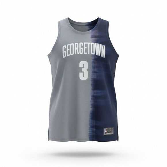 Mitchell & Ness Other - Mitchell & Ness Allen Iverson #3 Georgetown Hoyas Tie-Dye Tank Top Jersey/Shirt